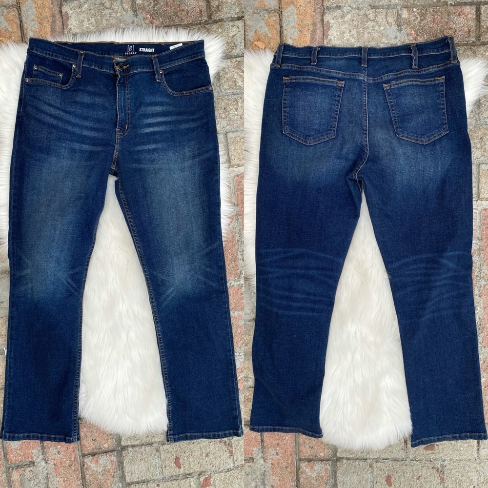 George Men’s Straight Jeans (36x30)